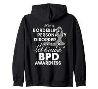 EUPD BPD Alziamo Il Disturbo Borderline della personalità Felpa con Cappuccio
