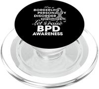 EUPD BPD Alziamo il disturbo borderline della personalità PopSockets PopGrip per MagSafe