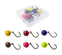 Eupheng Swing Sheepshead Jigs, stile standup pesca in acqua salata, 1/4 oz 3/8 oz 1/2 oz 28,3 g con 2 ganci rinforzati per merlo (Tautog), cernia e snapper