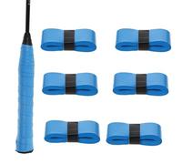 EupHHonycs 6 nastri overgrip asciutti per racchette da tennis, pretagliati e asciutti, antiscivolo, ultra assorbenti, antiscivolo, pretagliati, per badminton, pesca, bicicletta
