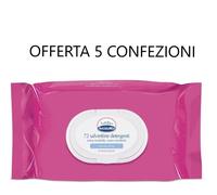EUPHIDRA AMIDOMIO 72 SALVIETTINE DETERGENTI DELICATE OFFERTA 5 CONFEZIONI