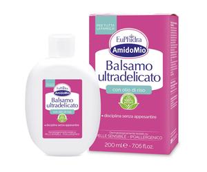 Euphidra AmidoMio - Balsamo Ultradelicato Dopo Shampoo Adulti e Bambini, 200ml