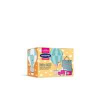Euphidra amidomio cofanetto bimbi in viaggio 2025 dermo detergente 0,5 400 ml + baby shampoo 200 ml + salviette 72 pezzi + crema idratante 50 ml + lenitop 50 ml + borsa
