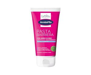 Euphidra - AmidoMio Pasta Barriera, Azione Protettiva e Lenitiva con Amido di Riso 100% da agricoltura biologica, Indicato per le Pelli Fragili e Sottili dei Neonati, Tubo 150ml