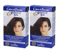 EuPhidra Colore di fascino Castano Scuro T43 Set da 2 2x120 ml Shampo