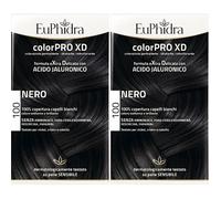 Euphidra Colorpro XD 100 Nero Set da 2 2x50 ml Lozione