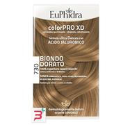 EUPHIDRA COLORPRO XD 730 BIONDO DORATO GEL COLORANTE CAPELLI IN FLACONE + ATTIVANTE + BALSAMO + GUANTI