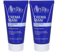 Euphidra Crema Mani Riparatrice Nutriente 2x75 ml Crema