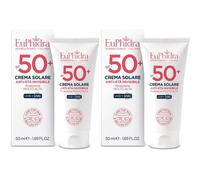 EuPhidra Crema Solare Anti-età Invisibile SPF 50+ 2x50 ml Crema