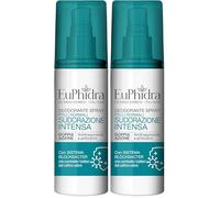 Euphidra deo spray sudorazione intensa 100 ml (Confezione da 2)