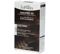EUPHIDRA COLORPRO XD 400 CASTANO GEL COLORANTE CAPELLI IN FLACONE + ATTIVANTE + BALSAMO + GUANTI