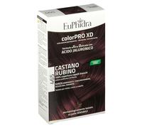 EuPhidra EUPHIDRA COLORPRO XD 465 CAST RUBINO GEL COLORANTE CAPELLI IN FLACONE + ATTIVANTE + BALSAMO + GUANTI