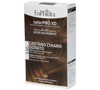 EuPhidra EUPHIDRA COLORPRO XD 530 CASTANO CHIARO DORATO GEL COLORANTE CAPELLI IN FLACONE + ATTIVANTE + BALSAMO + GUANTI