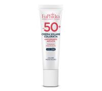 EUPHIDRA- Crema Solare Viso Colorata- Medio/Scuro