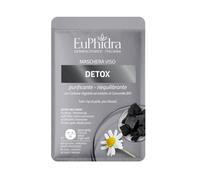 Euphidra Maschera Viso Detox Purificante e Riequilibrante, 1 Maschera