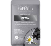 Euphidra Maschera Viso Detox Purificante e Riequilibrante, 1 Maschera