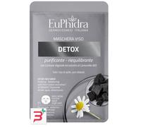 Euphidra Maschera Viso Detox Purificante e Riequilibrante, 1 Maschera