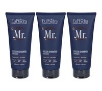 Euphidra MR. Doccia Shampoo Idratante 3x200 ml Shampoo