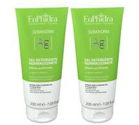 EuPhidra SEBANORM Ag Gel Detergente Normalizzante 2x200 ml Gel deterge