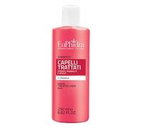 Euphidra, Shampoo Capelli Trattati, Flacone 250 ml, Riparatore e Rinforzante con Cheratina per Capelli Stressati, Secchi e con Doppie Punte, Senza SLES e Conservanti Aggiunti