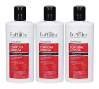 Euphidra Shampoo Forfora Grassa 3x200 ml Shampoo