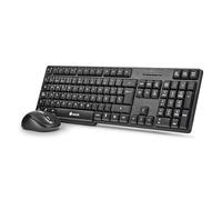 NGS EUPHORIA KIT tastiera Mouse incluso RF Wireless QWERTY Inglese Nero