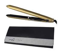 EUPHORIA Piastra Per Capelli Professionale In Tormalina, Display Digitale e Temperatura Regolabile Fino a 230° + ALTÉAX® Custodia In Ecopelle Realizzata In Italia