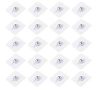 Eupneicu 20 Pezzi Ganci Adesivi Per Quadri, Ganci Adesivi Per Quadri, Ganci Quadri Adesivi Trasparenti, Per Appendere Foto,Dipinti,Cappelli,Specchi E Altri Oggetti