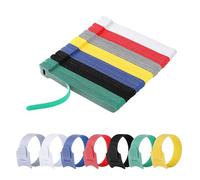 Eupneicu Fascette Riutilizzabili In Nylon [140 Pezzi], Stringicavi Regolabili Per Organizzazione Dei Cavi A Casa E In Ufficio [Colore]