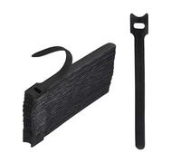 Eupneicu Fascette Riutilizzabili In Nylon [50 Pezzi], Stringicavi Regolabili Per Organizzazione Dei Cavi A Casa E In Ufficio [Nero]