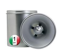 Euposia Spittoon - Sputacchiera - Crachoir - Spucknapf - Escupidera -Professionale in Plastica - Modello Cone 10 - capacità 1 lt. - By Full Silver (Argento), 1