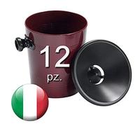 Euposia Spittoon - Sputacchiera - Crachoir - Spucknapf - Professionale in Plastica - Modello Cone 12 - capacità 1.2 lt. - By Vinaccia (Bordeaux), 12