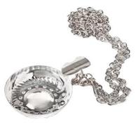 Euposia - Tastevin con Catena - Placcato Argento - Made in Italy