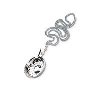 Euposia - Tastevin in Metallo Argentato con Catena reggicollo - Approvato AIS