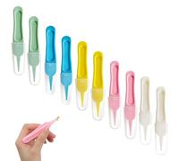 EUPSIIU 10 Pezzi Baby Nose Pinzette, Pinzette di Plastica a Testa Rotonda, Pinzette per Naso, Pinzette per la Cura dei Bambini, Pinzette per Orecchio Naso, Trasportabili e Utili (Multicolore)