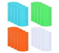 EUPSIIU 16 Pezzi Pettine Anti Pidocchi, Pettini per pidocchi, Pettine per Gatti Cane, Pettine Pulci Gatto a Denti Fini per Bambini Adulti Animali Domestici (Bianco, Blu, Verde, Arancione)