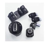 EUQIXMR Alzacristalli auto 5ND959565B 5ND959855 Pulsante Interruttore Porta Centrale Per VW Per JETTA Per GOLF Per P&assat(B)