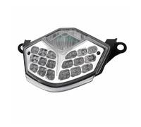 EUQIXMR Freccia svolta Fanale Posteriore Freno Indicatori Direzione Luce Integrata Per Z750 2007-2013 Z1000 2007-2013 ZX-6R ZX600(Style2 White)