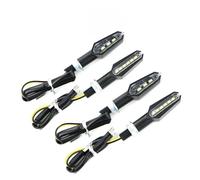 EUQIXMR Freccia svolta Per Benelli TRK 502X 502 12V 10mm Indicatore Direzione Anteriore E Posteriore Motocicletta Luci Anteriori Posteriori Bifacciali(4 PEZZI)