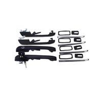EUQIXMR Maniglia Esterna Per VW Per Caddy I Per Derby Per Golf Per Jetta I II Mk1 Mk2 Per Passat Per Scirocco Per Santana Per Polo Maniglie esterne portiere dell'auto(Kit anteriore posteriore)