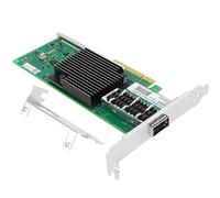 Euqvos PCIe Ethernet Network Card for Intel XL710-QDA1 XL710-AM1 Chipset PCIe 3.0 x8 40Gb Single Port QSFP+ LAN Card Support Windows Server/Windows/Linux/VMware/ESX