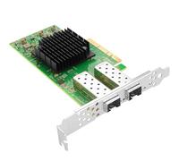 Euqvos Per adattatore di rete Ethernet Mellanox ConnectX4 LX 25Gb, confronta con MCX4121A-ACAT, doppie porte SFP28 PCIe 3.0X8, RDMA, 25Gigabit NIC per Windows/Windows Server/Linux