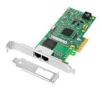 Euqvos per Intel I350-T2 Ethernet Network Server Adapter I350AM2 Chip, 1 Gbit PCIe 2.1 x4, doppia porta RJ45 Ethernet LAN 10/100/1000Mbps Scheda di rete