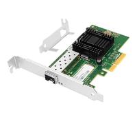Euqvos Scheda di rete PCIe Ethernet per chipset Intel 82599ES PCIe 2.0 x4 10 GB singola porta SFP+ LAN Card Support Windows Server/Windows/Linux/VMware/ESX