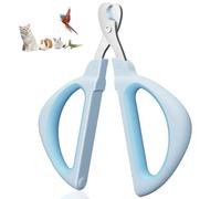 Euqvunn Tagliaunghie Gatto, Professionale Taglia Unghie Gatto Con Foro Di Posizionamento, Taglia Unghie Per Gatti Domestici, Adatto a Conigli, Uccelli, Cuccioli, Gattini E Piccoli Animali (Blu)