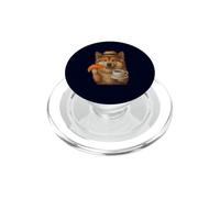 Eurasier - Croissant per colazione francese, con cane divertente PopSockets PopGrip per MagSafe