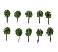 EURDFHY alberi modellismo 20 pezzi di alberi modello a forma fiore a palla, da paesaggio, layout del treno, scenario giardino in miniatura(2.5cm)