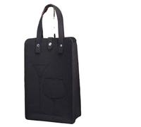 EURDFHY buste per bottiglie Borsa in feltro for vino con cuscinetto for imballaggio for bevande portatile, borsa for riporre gli avvolgimenti, bottiglia for bottiglie doppie(Black)