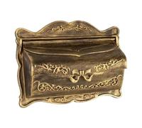 EURDFHY Cassetta Postale Mailbox Rustic Iron Mail Box Fashion Vintage Bucket Tin Newspaper Letter Aluminum Design(Color2)