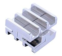 EUREKA- Americano Puzzle Huzzle Cast Rattle, Colore Argento, 515094